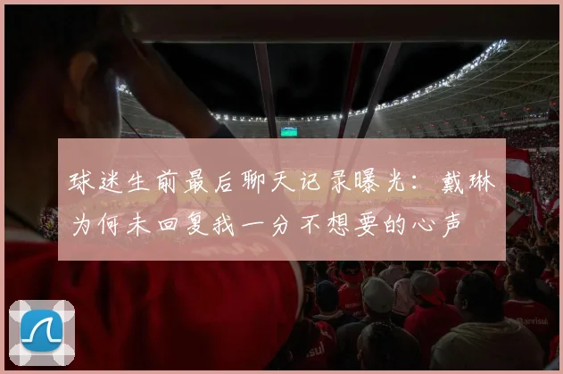 球迷生前最后聊天记录曝光：戴琳为何未回复我一分不想要的心声